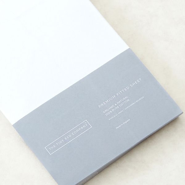 Tiny Bed Co. organic fitted sheet 140x70cm (British brand)