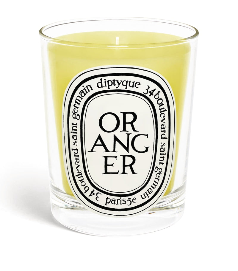Zesty Orange and Spice Scented Candle in Glass Holder 190g