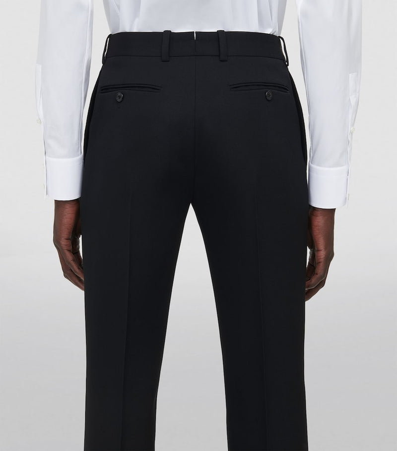 Alexander McQueen tailored cigarette trousers, imported from the UK