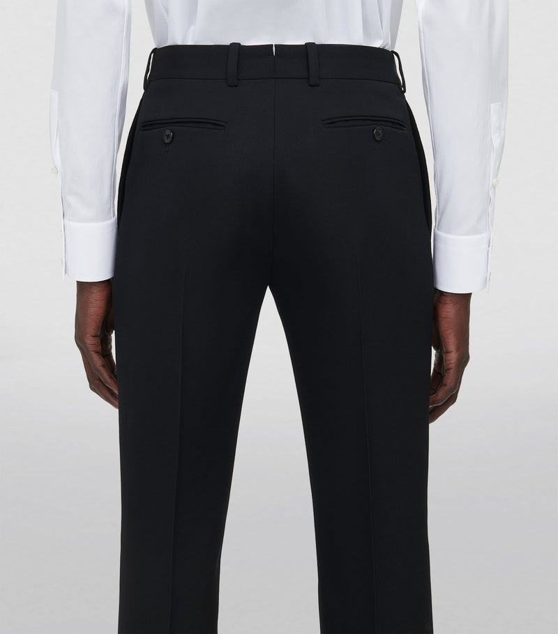 Alexander McQueen tailored cigarette trousers, imported from the UK