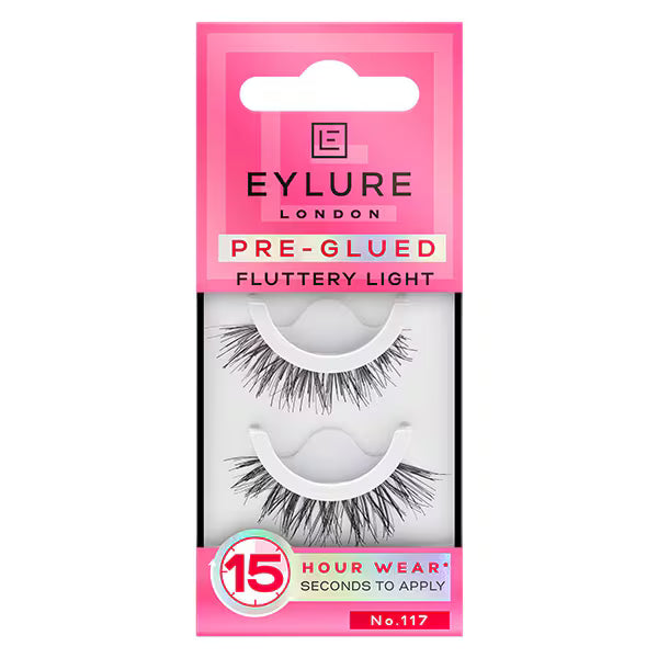 Eylure false eyelashes Fluttery Light 117 - British product