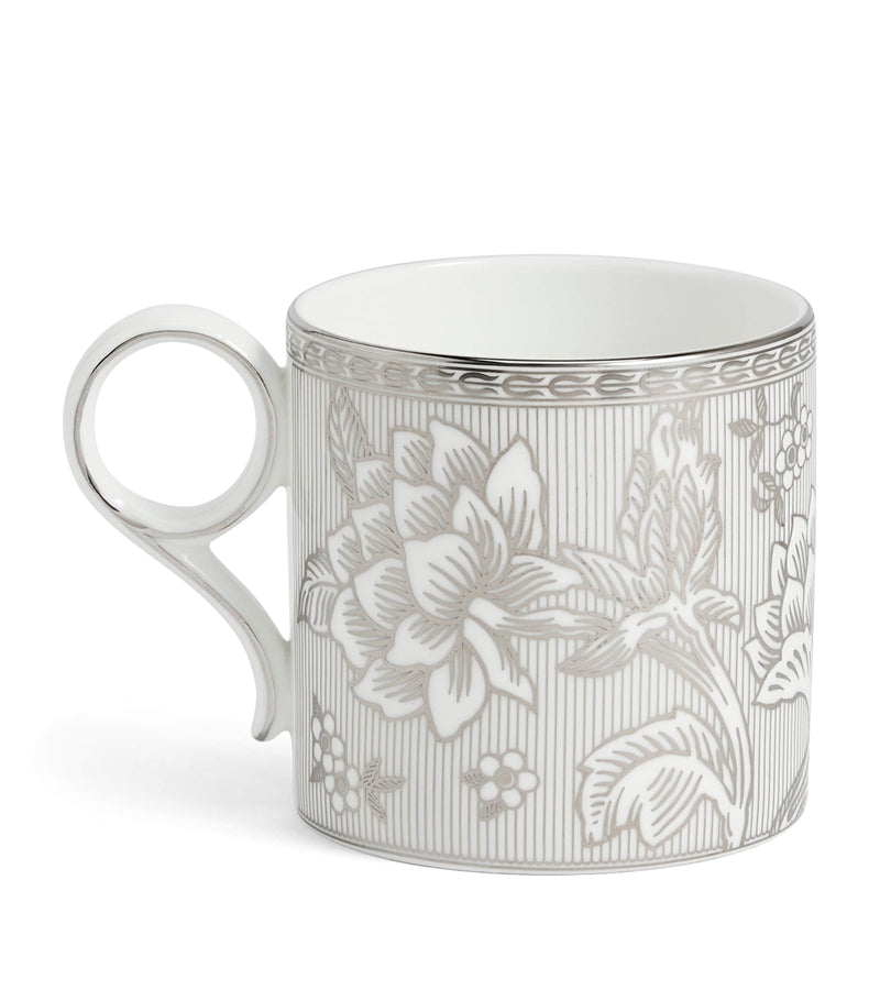 Wedgwood Bone China Silver Tonquin Mug (330ml)