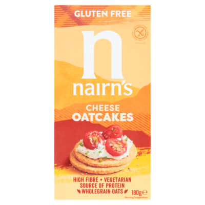 Nairn's cheese oatcakes 180g, imported from the UK