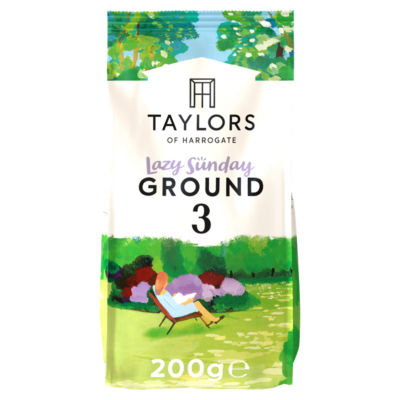 Taylors of Harrogate Lazy Sunday ground coffee 200g, UK version