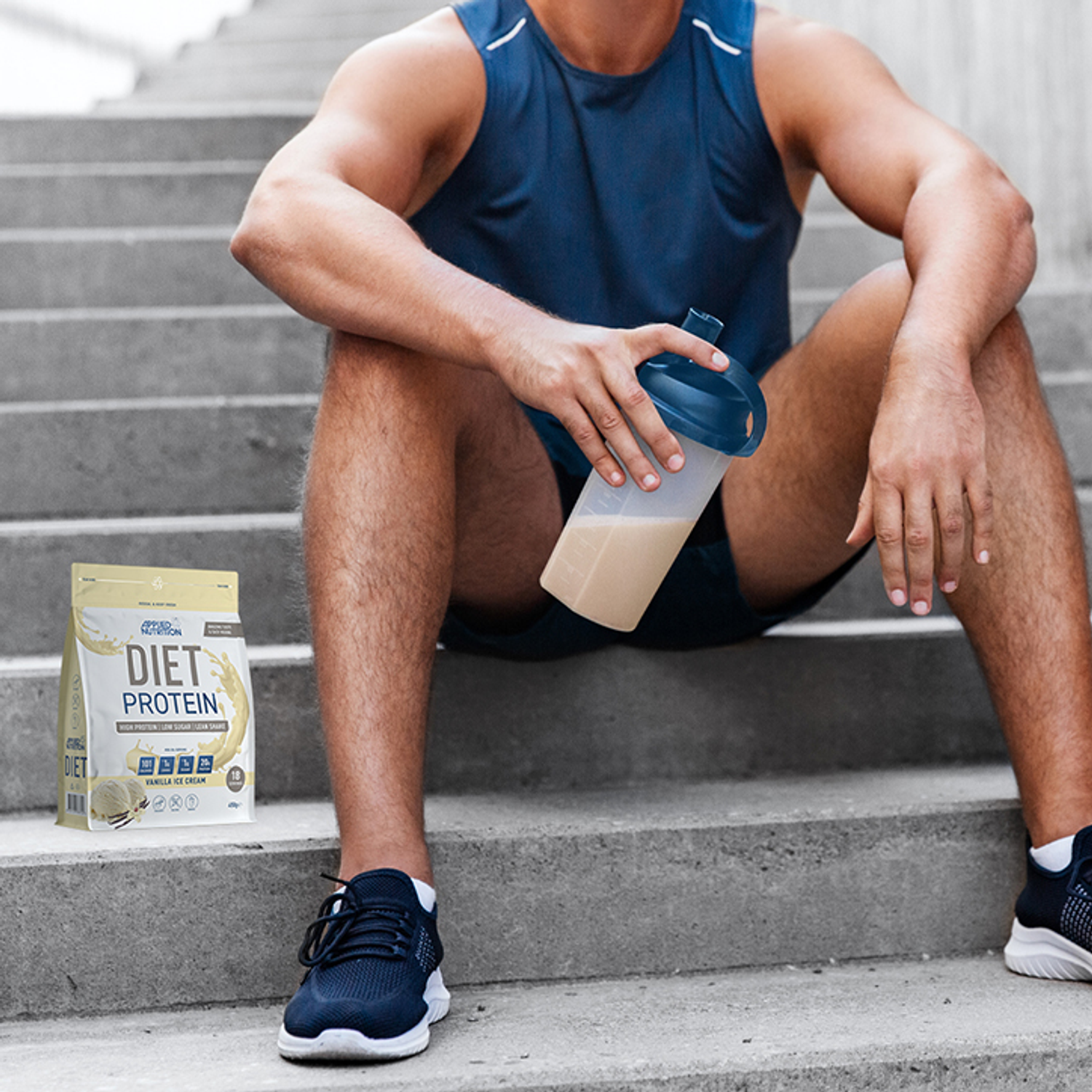 Diet Whey Protein Vanilla Ice Cream 1Kg