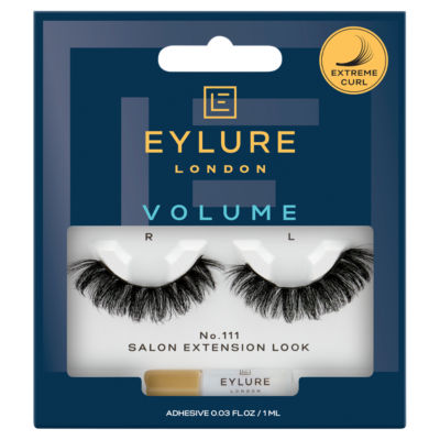 Eylure false eyelashes 111 with glue 1ml - British product
