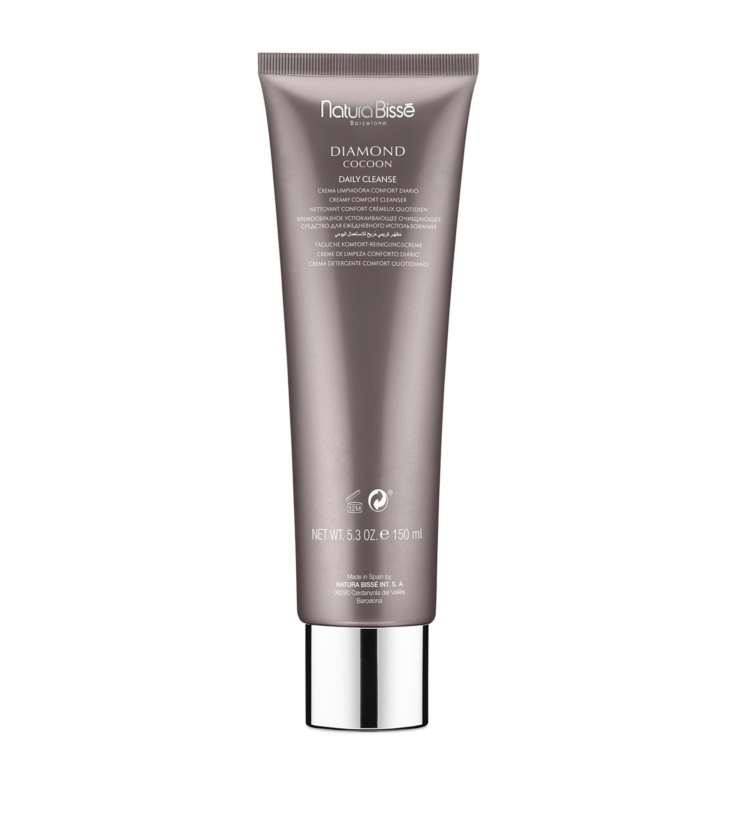 Natura Bissé Diamond Cocoon Daily Cleanser, imported from the UK