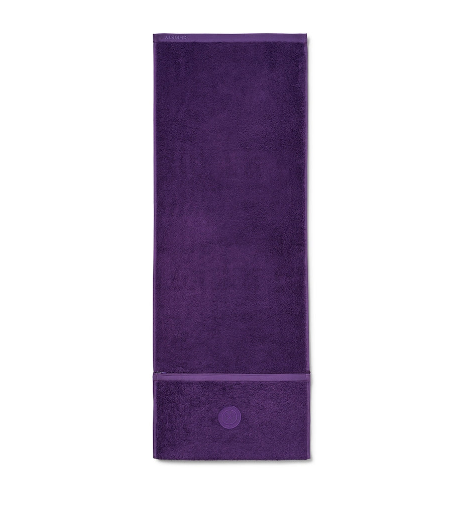 Christy Wimbledon Logo Gym Towel 40cm x 120cm - British product