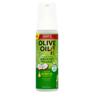 ORS Olive Oil Wrap Mousse 207ml, imported from the UK