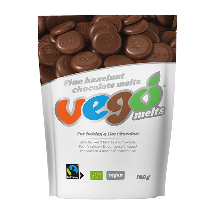 Vego Fine Hazelnut Gianduja Hot Chocolate Melts 180g GOODS Holland&Barrett