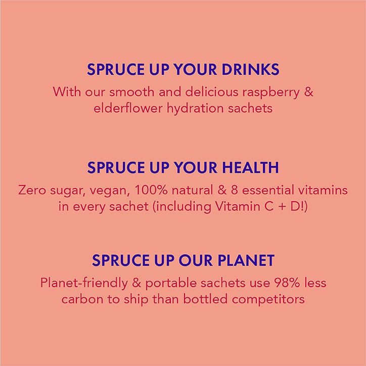 Spruce Pineapple & Grapefruit Water Infusions (12 Sachets) GOODS Holland&Barrett