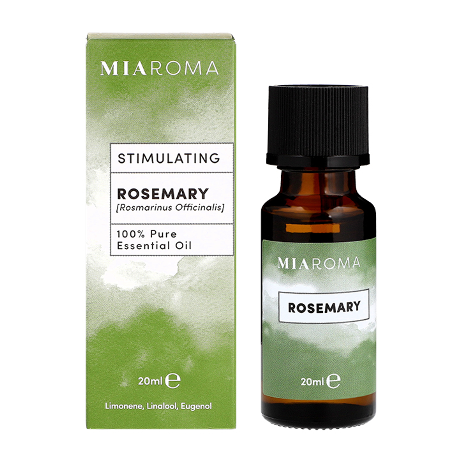 Miaroma Rosemary Pure Essential Oil 20ml, imported from the UK