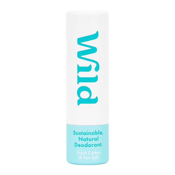 WILD Fresh Cotton & Sea Salt Mini Deodorant 16g GOODS Holland&Barrett Fresh Cotton & Sea Salt