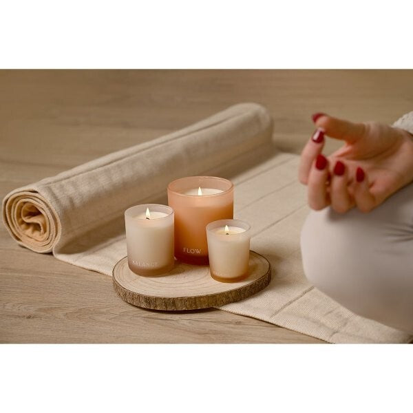 Serenity Balance Candle Pink Pepper Geranium Amber 120g (British brand)