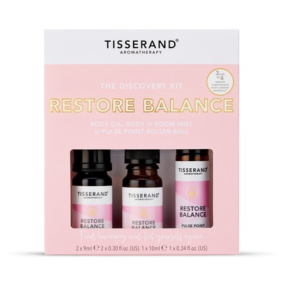 Tisserand Restore Balance Aromatherapy Oil Blend Discovery Kit 2x9ml 10ml