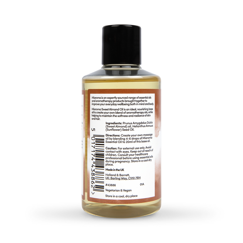 Miaroma Sweet Almond Base Oil 200ml - 998416