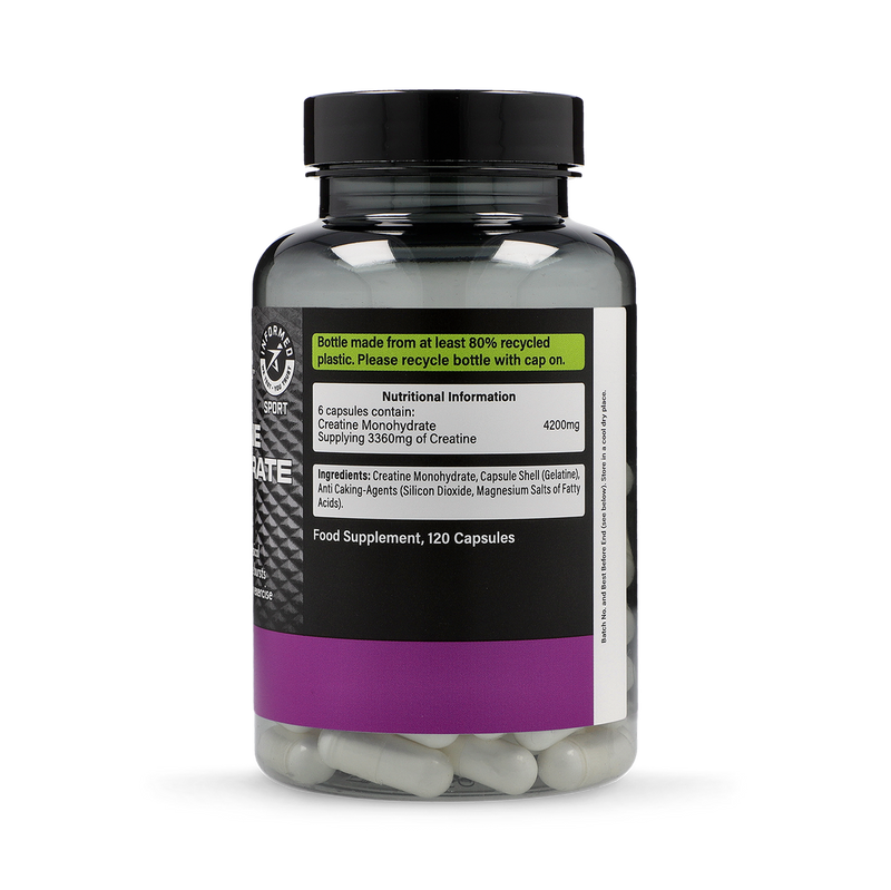 Creatine Monohydrate 700mg 120 Capsules