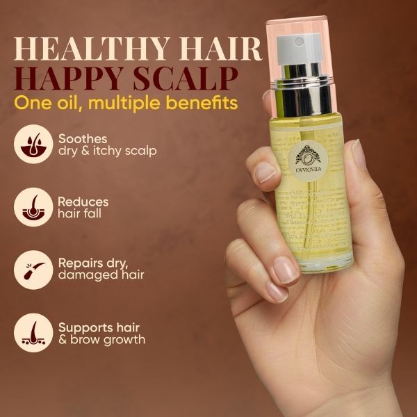 Ovviovita hair oil growth treatment 100ml (British brand)
