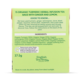Holland  Barrett Turmeric Ginger  Lemon Tea 15 Tea Bags