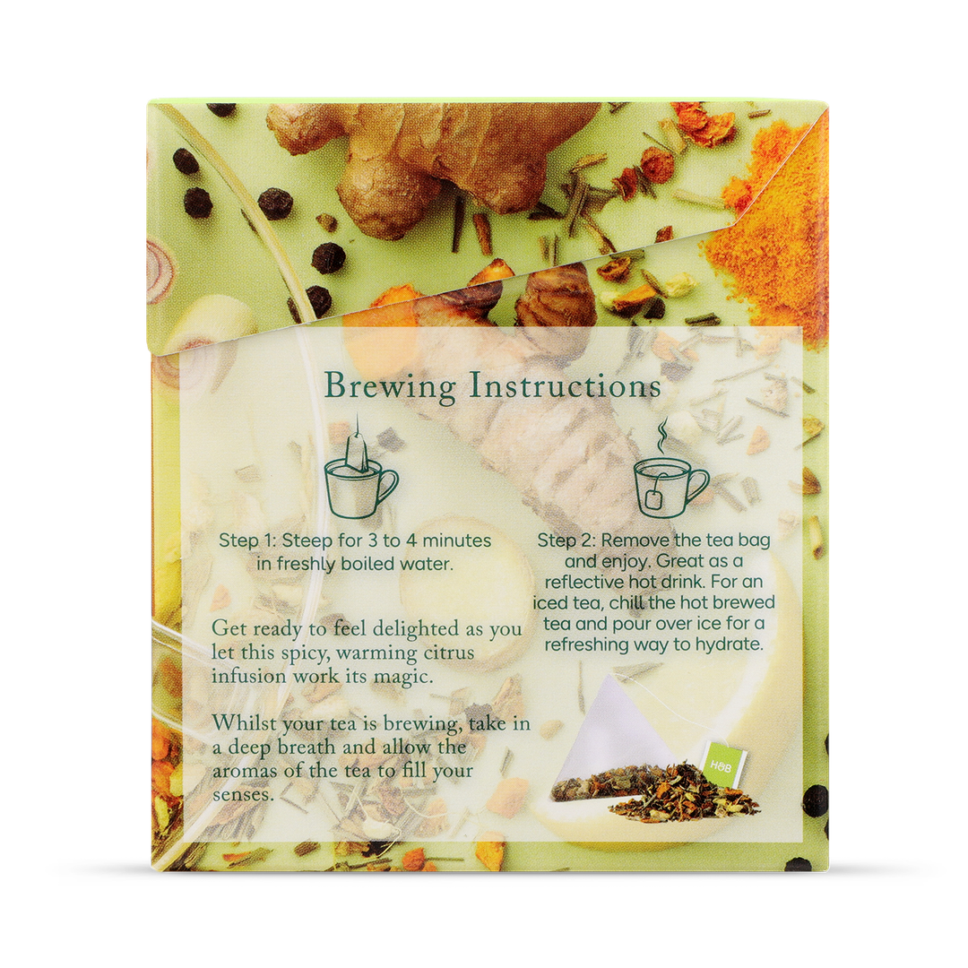Holland  Barrett Turmeric Ginger  Lemon Tea 15 Tea Bags