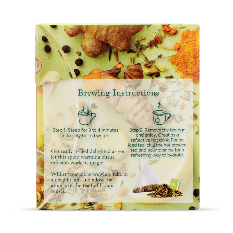 Holland  Barrett Turmeric Ginger  Lemon Tea 15 Tea Bags