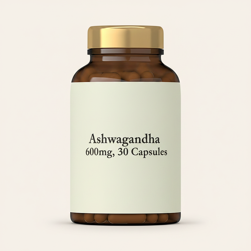 Holland & Barrett Ashwagandha capsules KSM-66 600mg 30 - British product