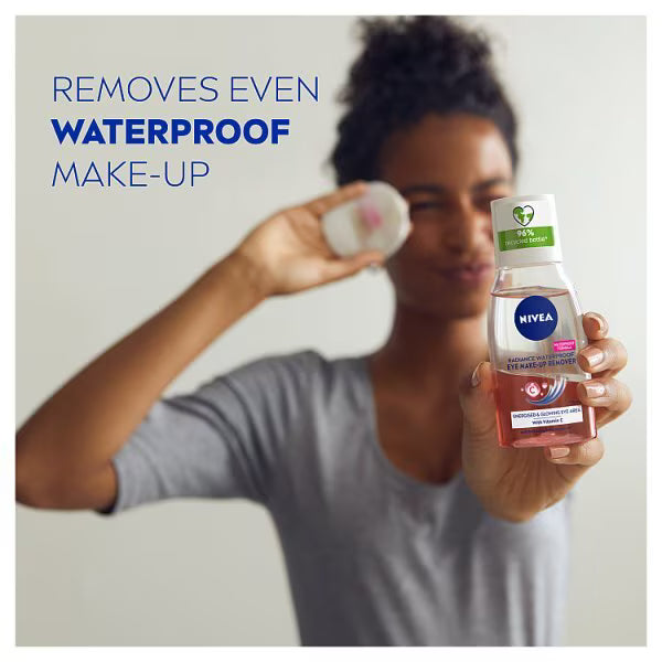 Nivea Eye Makeup Remover Radiance 125ml, imported from the UK