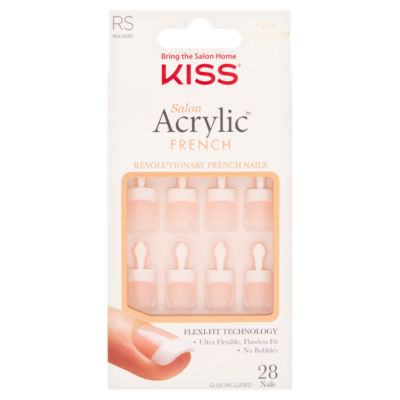 Kiss 28 Count Short Nails Artificial Beauty Tips