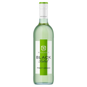McGuigan Black Label Pinot Grigio white wine 75cl, imported from the UK