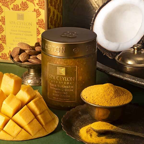 Spa Ceylon True Turmeric Vitamin C Glow Body Polish 200g (British brand)