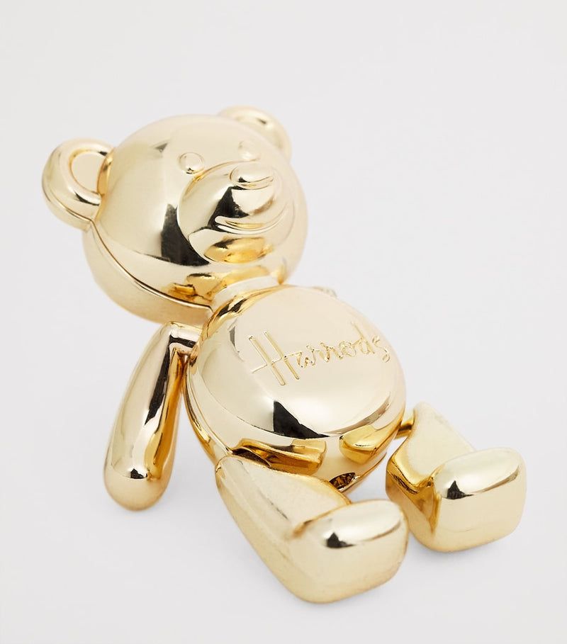 Harrods Jointed Bear Pin Badge, UK version