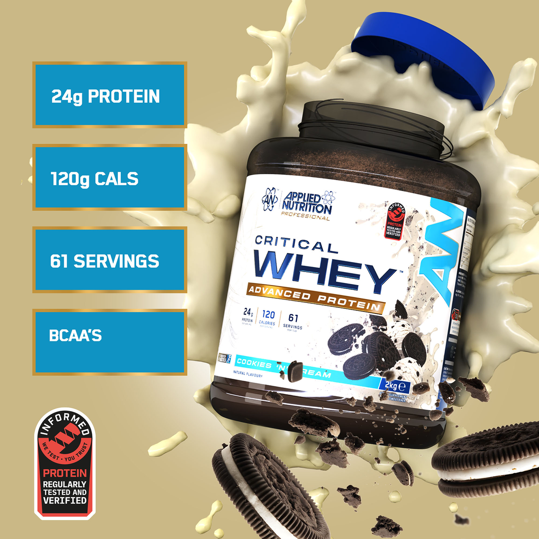 Critical Whey Protein Powder Cookies N Cream 2kg