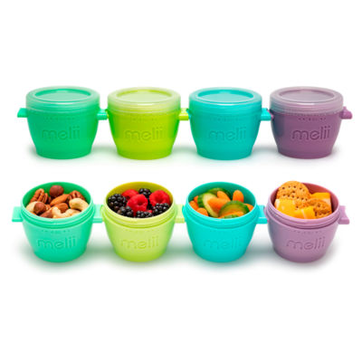 Melii 4-compartment snap pod baby food storage container - British product