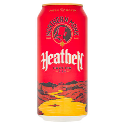 Northern Monk Heathen Hazy IPA craft beer 440ml, imported from the UK