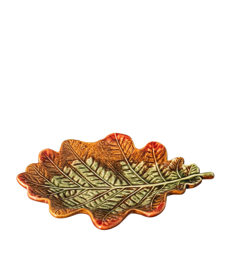 Bordallo Pinheiro leaf bread and butter plate 20cm - British product