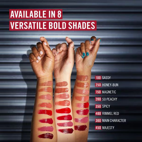 Rimmel liquid lip gloss Sassy shade 100 - British product