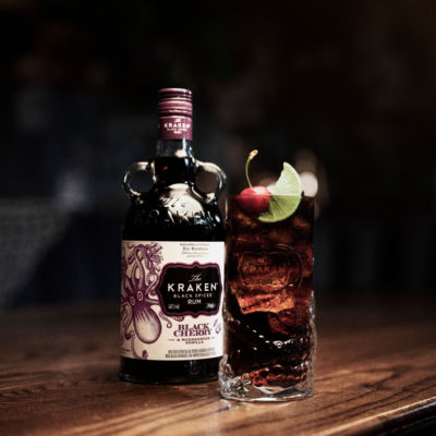 The Kraken spiced rum black cherry and Madagascan vanilla 70cl (British brand)