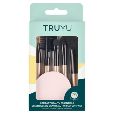 QVS Compact Beauty Essentials Makeup Tools