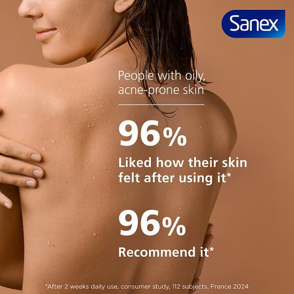 Sanex oily skin therapy shower gel 450ml (British brand)