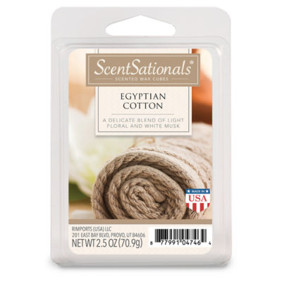 ScentSationals Egyptian Cotton Wax Cubes 70.9g