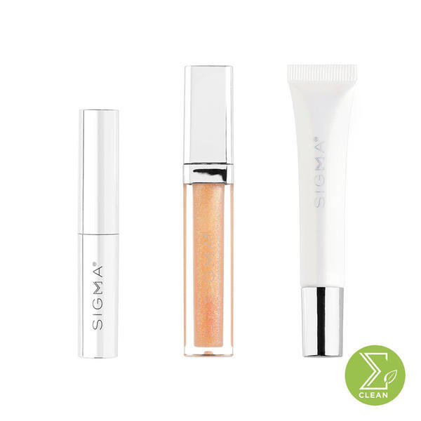 Sigma Beauty lip care trio 3-piece lip balm set (British brand)