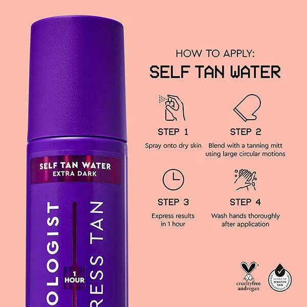 Tanologist self tan water extra dark mist (British brand)