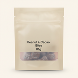 Holland & Barrett Peanut and Cacao Bites 80g, UK version