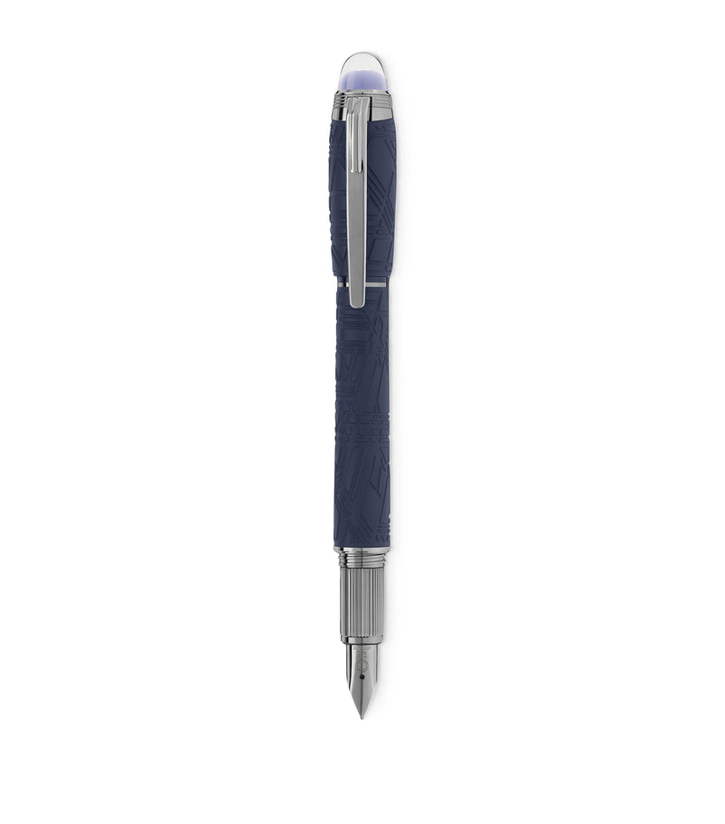 Montblanc Starwalker SpaceBlue fountain pen, imported from the UK