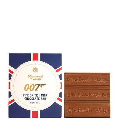 James Bond Themed British Fine Milk Chocolate Bar 80g