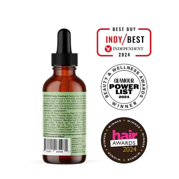 Mielle Rosemary Mint Scalp Oil 59ml, imported from the UK