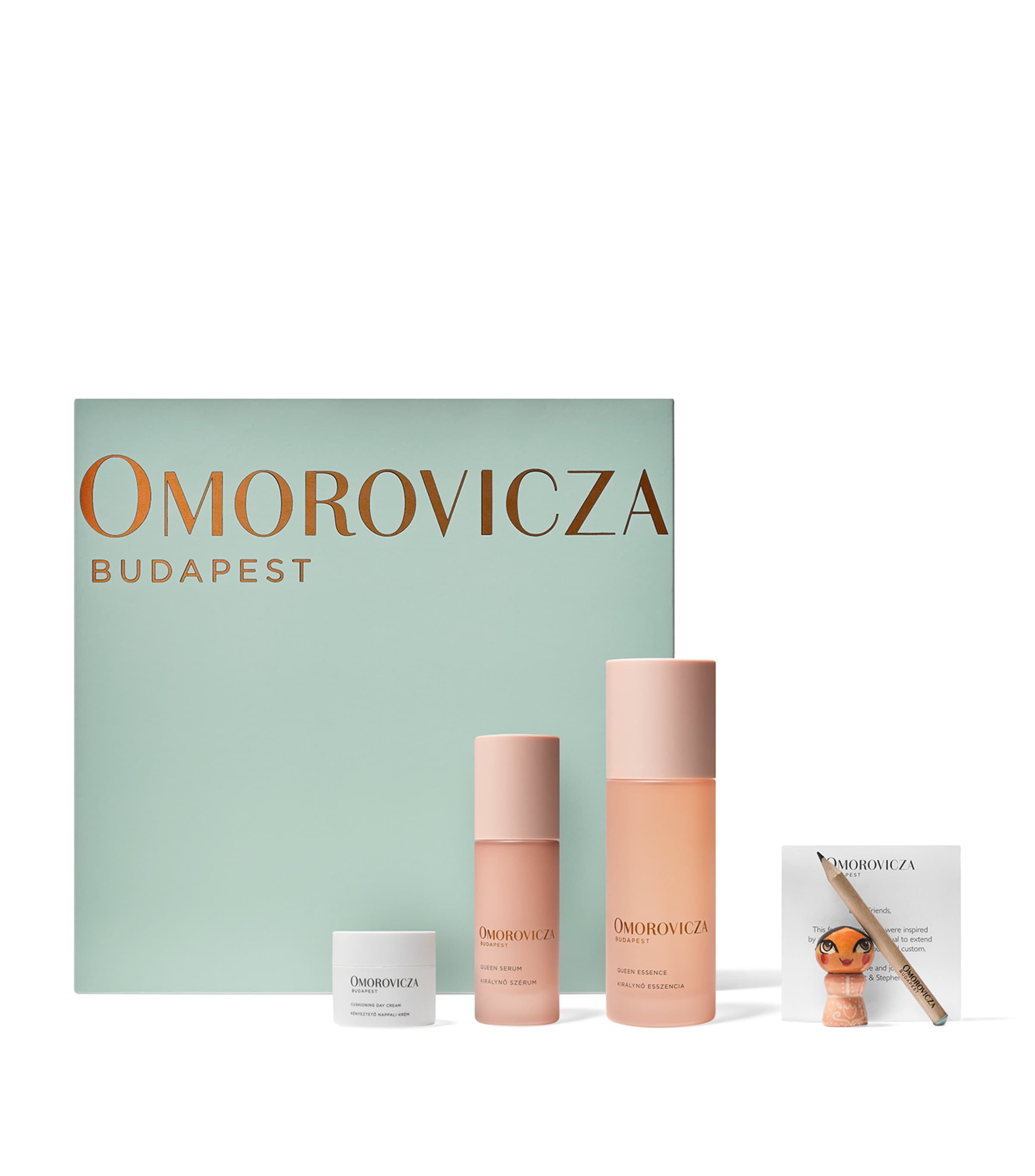 Omorovicza Daily Queen Trio skincare gift set, imported from the UK