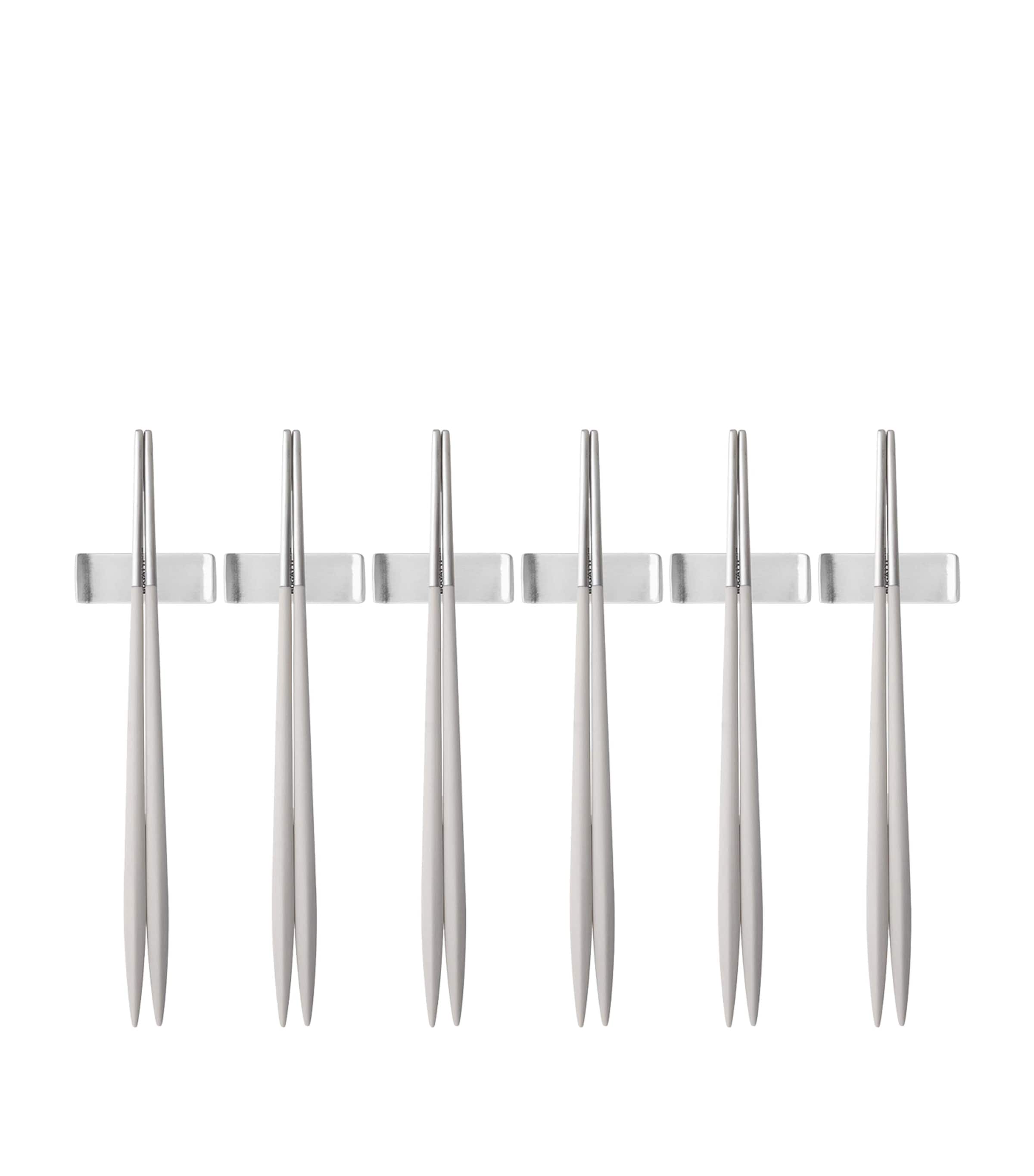 Bugatti Ares stainless steel chopsticks set of 6 pairs - British product