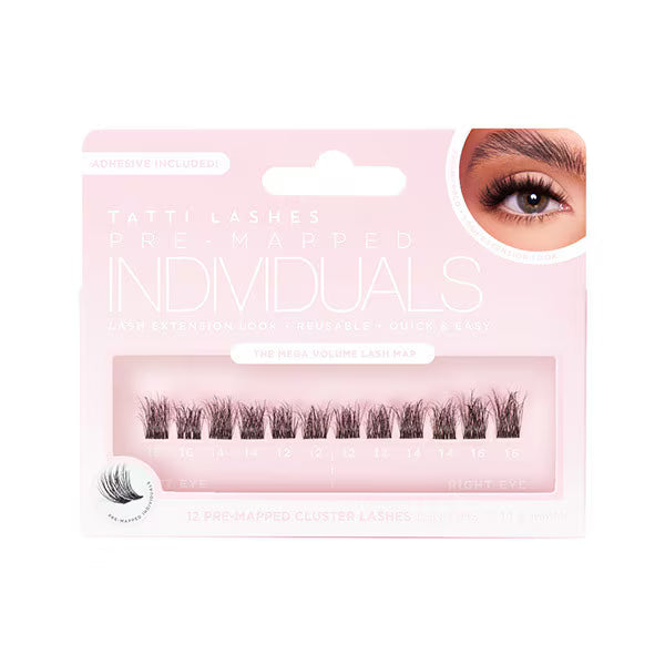 Tatti Lashes Pre-Mapped Mega Volume False Eyelashes (British brand)