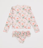 Olga Valentine Floral Print 2-Piece Swimsuit 2-10 Years, imported from the UK